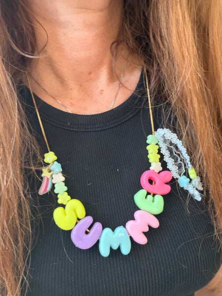 Collana Colors  con scritta varie scritte