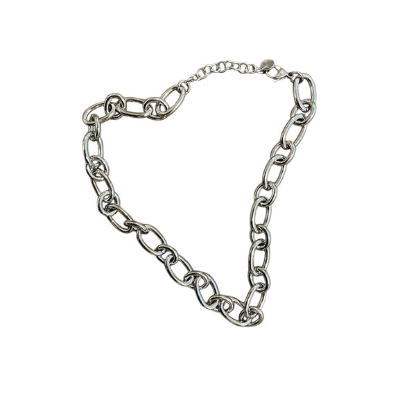 Collana Ambra  catena anelli due varianti colore