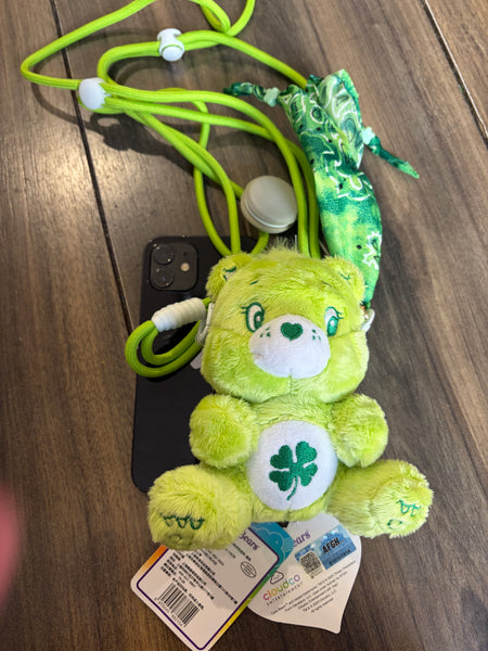 Pimp your phone laccio per telefono orsetto del cuore verde
