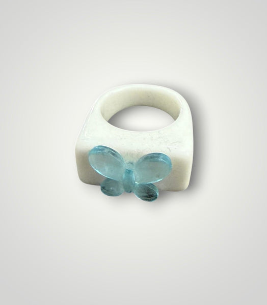 Anello resina farfalla l’anello sceglie dove andare vari colori