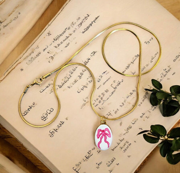 Collana fiocco  Little Italy retro’ vari disegni