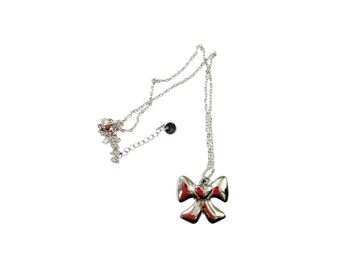 Collana fiocco  puff grande due varianti colore