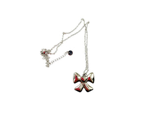Collana fiocco  puff grande due varianti colore