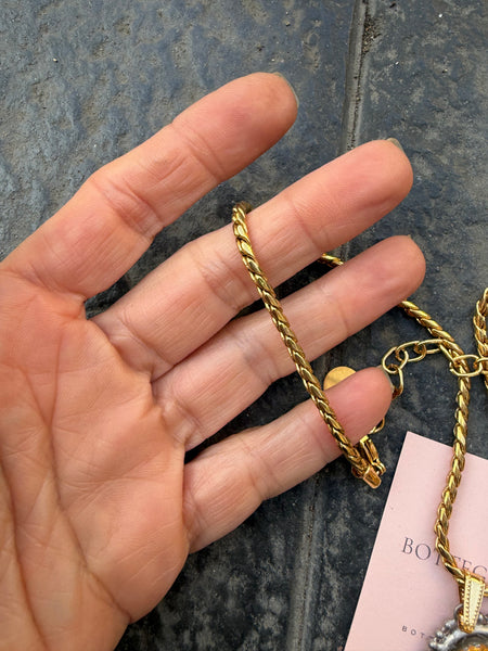 Collana botteguccia elefante medaglia piccola