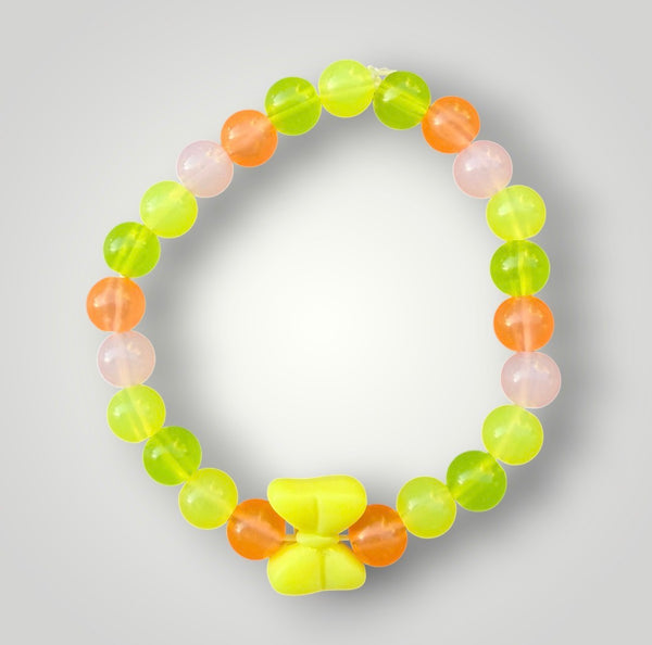 Bracciale colors con fiocco giallo