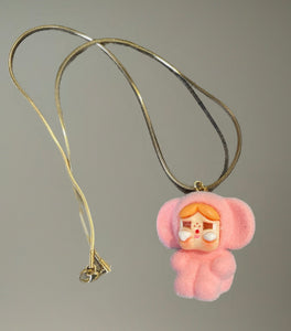 Collana powerpuff girls   vari colori due lunghezze catenina