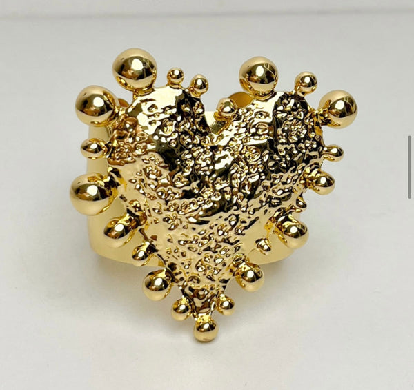 Bracciale Bangle Afrodite cuore bubbles due varianti colore