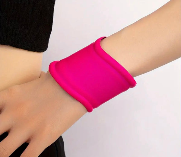 Bracciale polsino manetta onda cinque  varianti colore modello alto