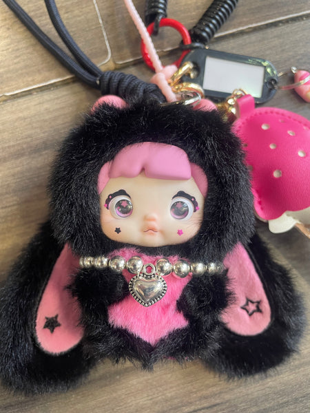 Pimp your Bag Baby Nommi Sweetheart Bunny series Berry Jumpcandy