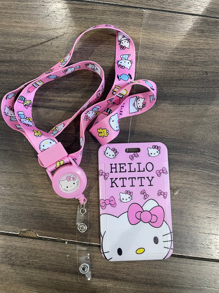 Portabadge portacarte portafoto hallo kitty Pink