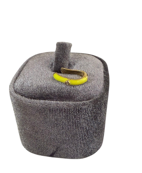 Mono earcuff smaltato