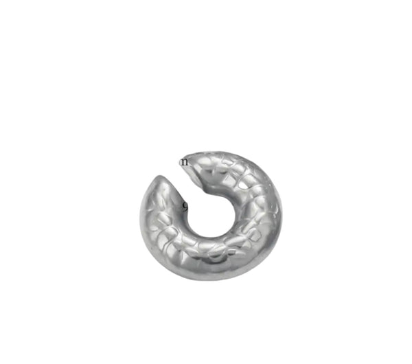 Mono earcuff donuts Lucia pitonato due varianti colore
