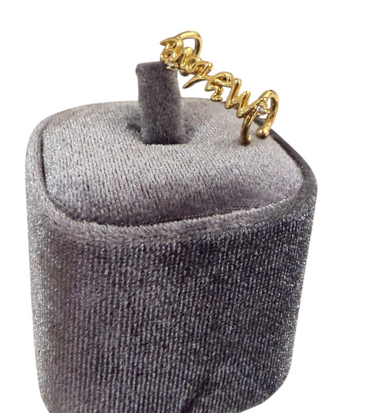 Mono earcuff frase my love