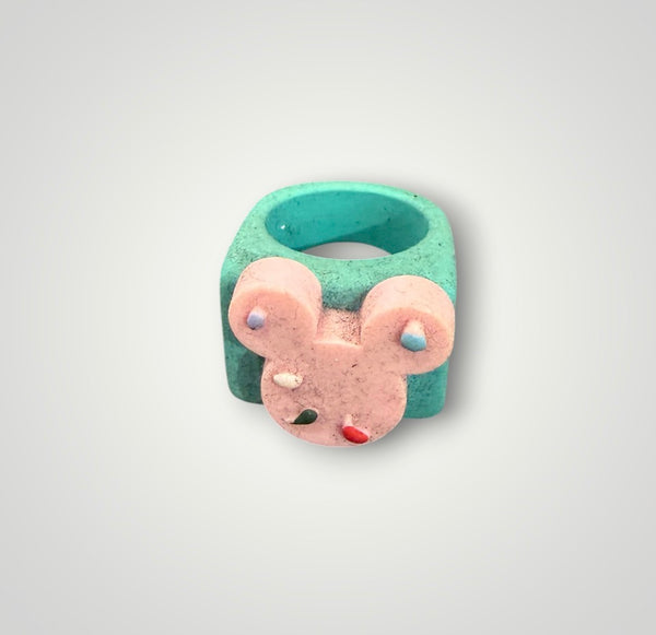 Anello resina topolino vari colori