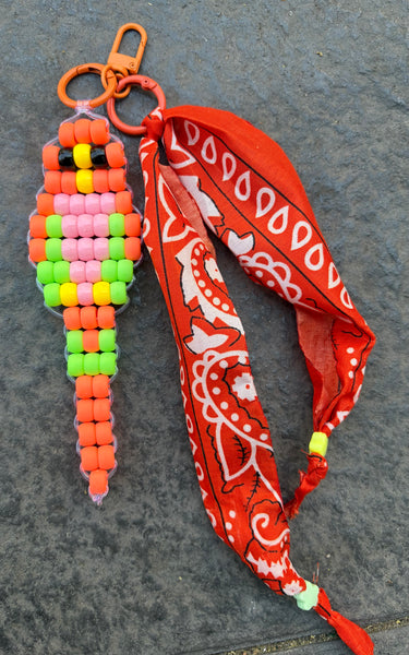 Pimp your bag Colors keychain pappagallo colorato pony Beads Vari utilizzi e vari colori