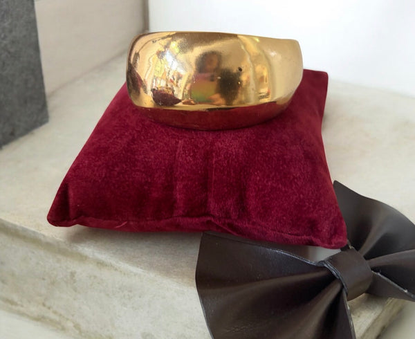 Bracciale manetta bombati Artemide liscio due varianti colore