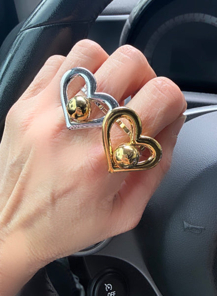 Anello isla Bonita cuore balls   due varianti colore