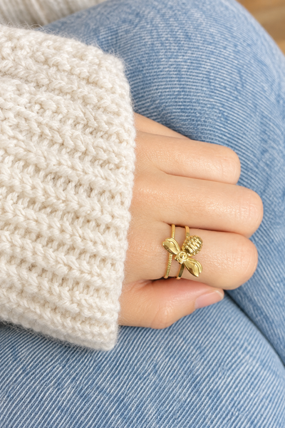 Anello regolabile doppio con Ape
