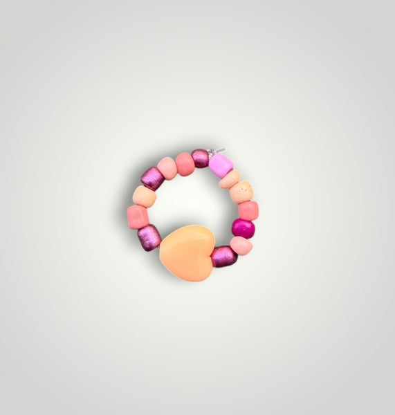 Anello colors con cuore vari colori