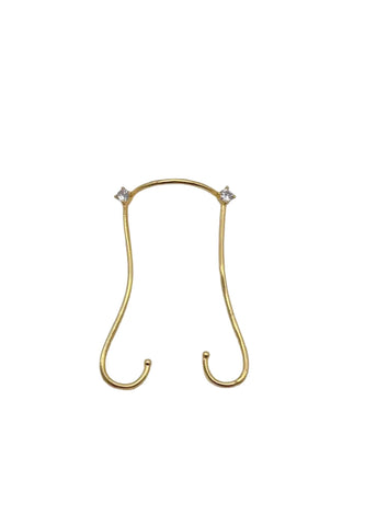Shaper due punti luce gioielli per il viso face jewels 
orecchino per il naso setto nasale
Bridge clip non serve avere il buco