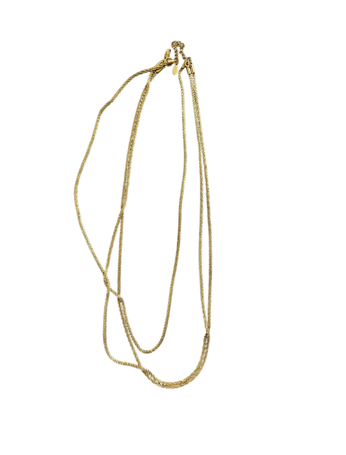 Collana Matilda tripla diamantata due varianti colore