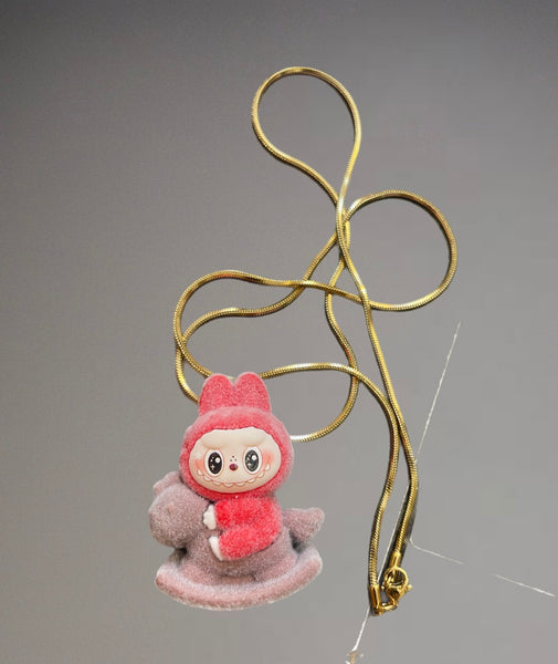 Collana Labubu cavalluccio a dondolo vari colori