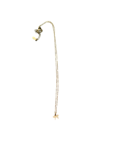 Collana mini fiocco crystal