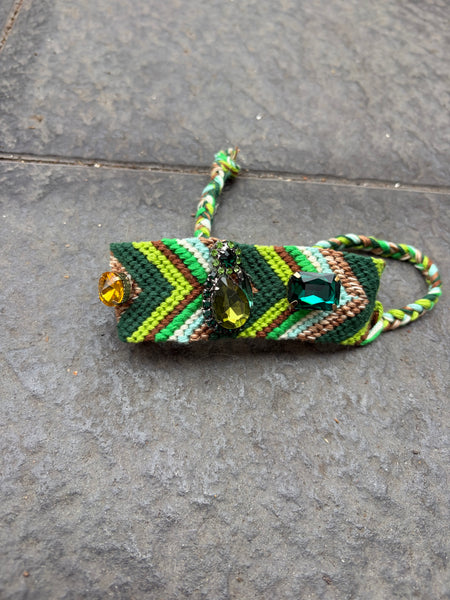 Bracciale friendship con castoni di cristallo