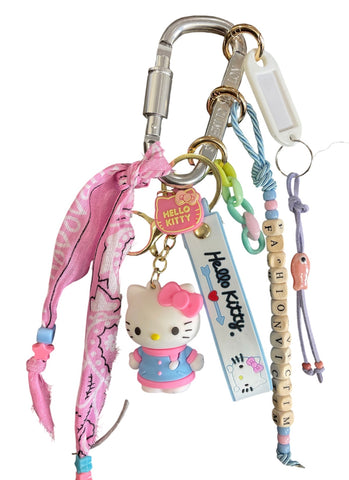 Pimp your Bag Keychain charms per borsa d portachiavi hallo kitty sciarpetta winter