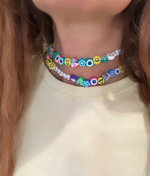 Collana Colors con scritta e multi charms anche personalizzabile