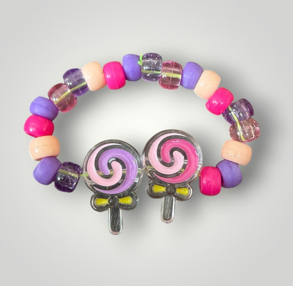 Bracciaie Colors pony Beads double lollypops vari colori