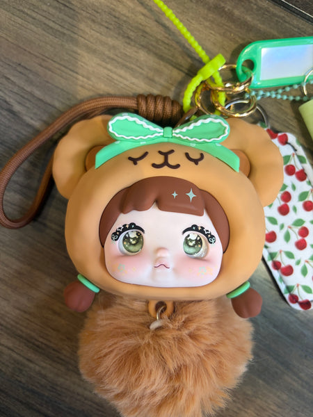 Pimp your bag  ( porta auricolari e piccoli oggetti ) orsetto commovente
