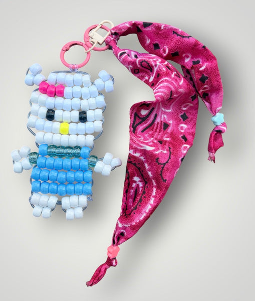 Pimp your bag Colors keychain gattino pony Beads Vari utilizzi e vari colori