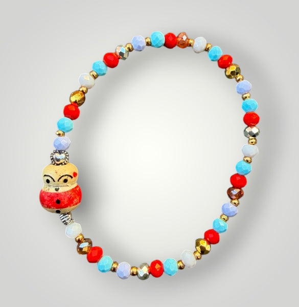 Bracciale chinitos de la Buena suerte rosso Limited Edition