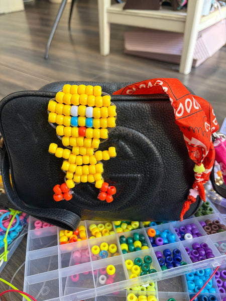 Pimp your bag Colors keychain Titti  pony Beads Vari utilizzi e vari colori