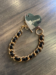 Bracciale groumette pelle So Glamour vari colori