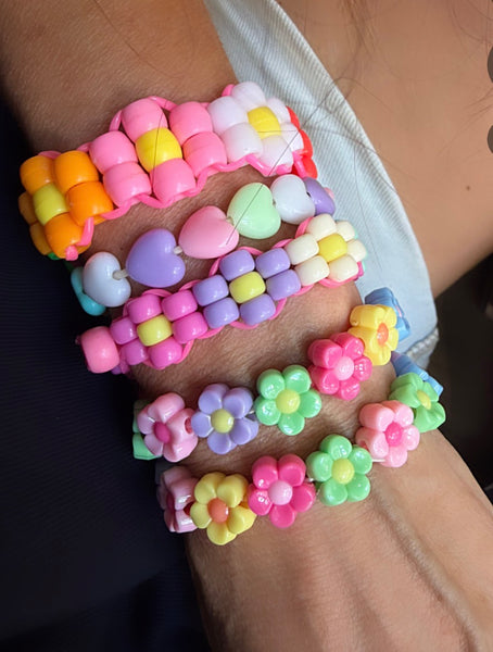 Bracciale colors Beads giro fiori