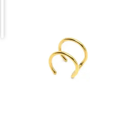 Face jewels Labret Orecchino per labbro gioielli per il viso  
Doppio anello  clip non serve
avere il buco due varianti colore