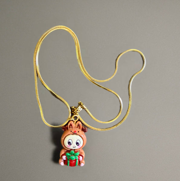 Collana  labubu Christmas edition Natale vari sogetti