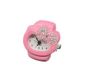Anello orologio hello kitty vari colori