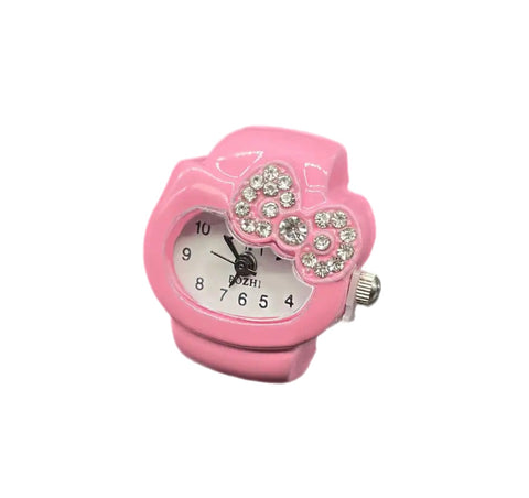 Anello orologio hello kitty vari colori