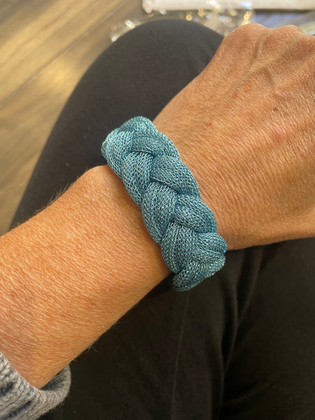 Bracciale So glamour treccia vari colori
