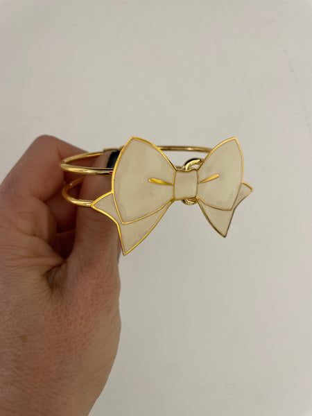 Bracciale principessa glam fiocco bow White