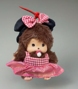 Portachiavi e applique per borsa Monchichi minnie