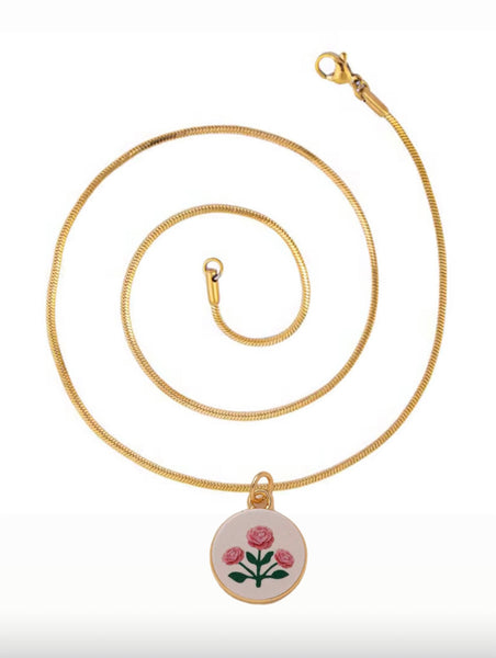 Collana Love Little Italy retro’ Flower vari disegni