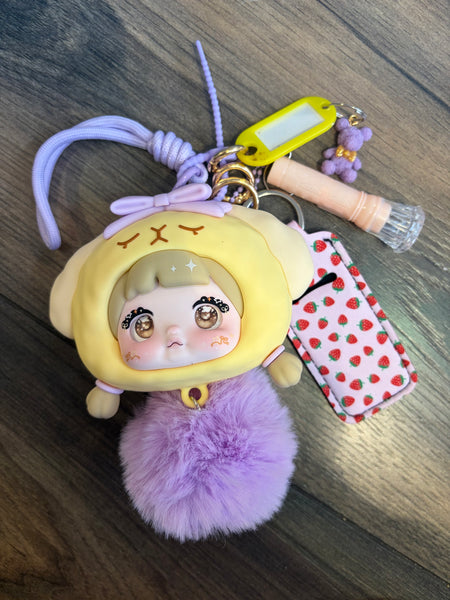 Pimp your bag  ( porta auricolari e piccoli oggetti ) cucciolo fedele
