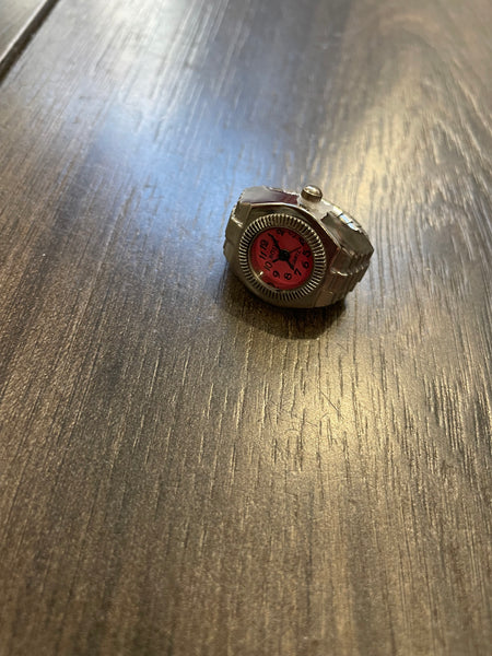 Anello orologio quadrata tondo interni colorato vari colori