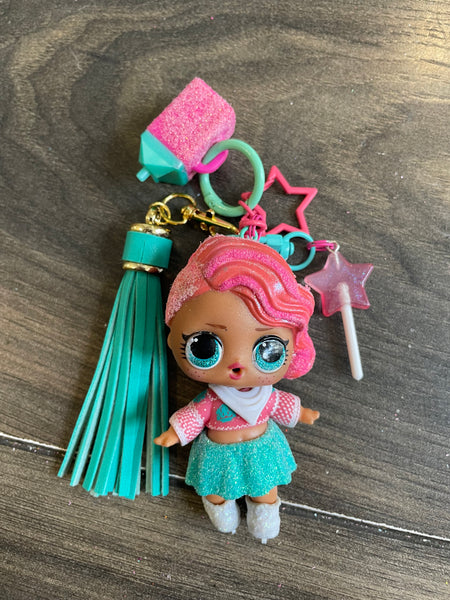 Pimp your Bag Lol capelli rosa glitter