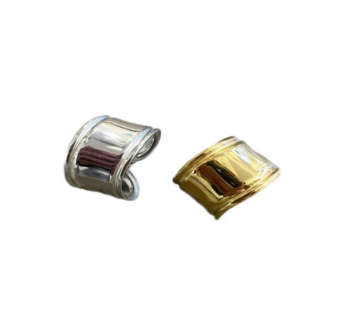 Anello manetta onda    due varianti colore
