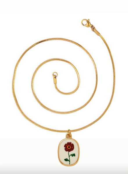 Collana Love Little Italy retro’ Flower vari disegni